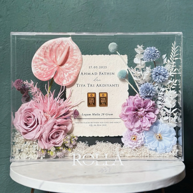 Jual FRAME MAHAR SERI “BELEVIA” Uk 30x40cm | Shopee Indonesia