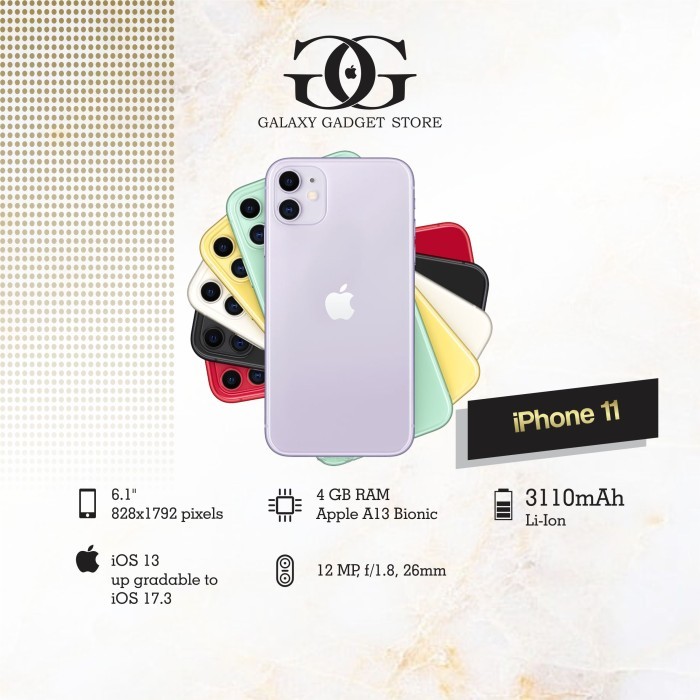 Jual IPHONE 11 LIKE NEW ( ALL PROVIDER ) | Shopee Indonesia