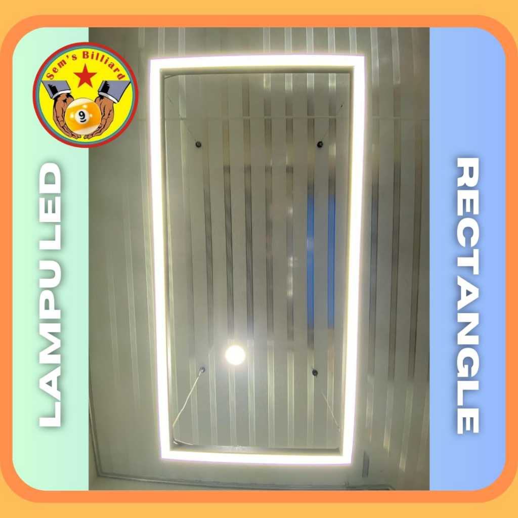 Jual Table Lamp LED Meja Billiard - Lampu LED Model Rectangle - LED ...