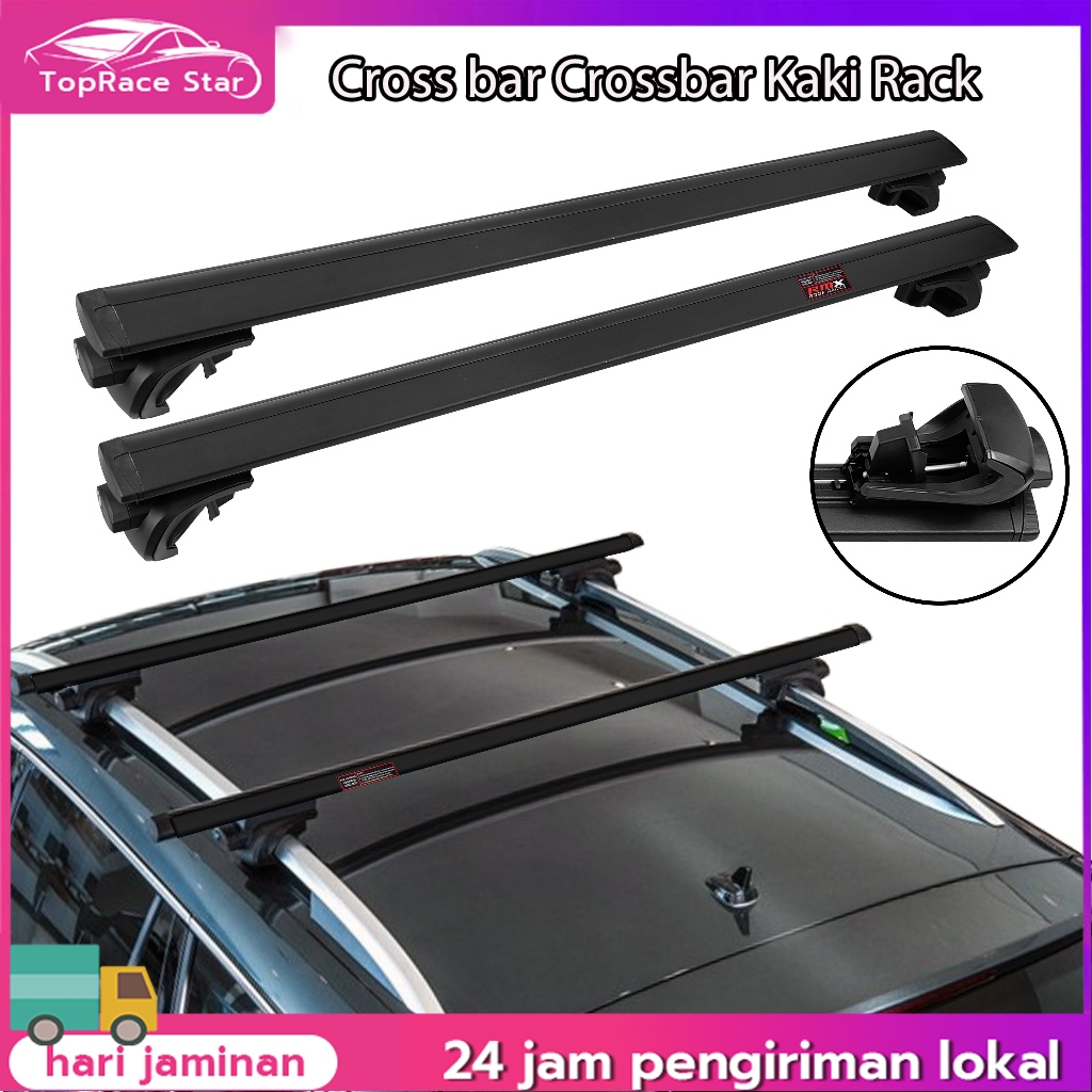 Jual CROSS BAR KAKI RACK MOBIL PLATINUM UNIVERSAL JEPIT BODY/JEPIT ROFF ...