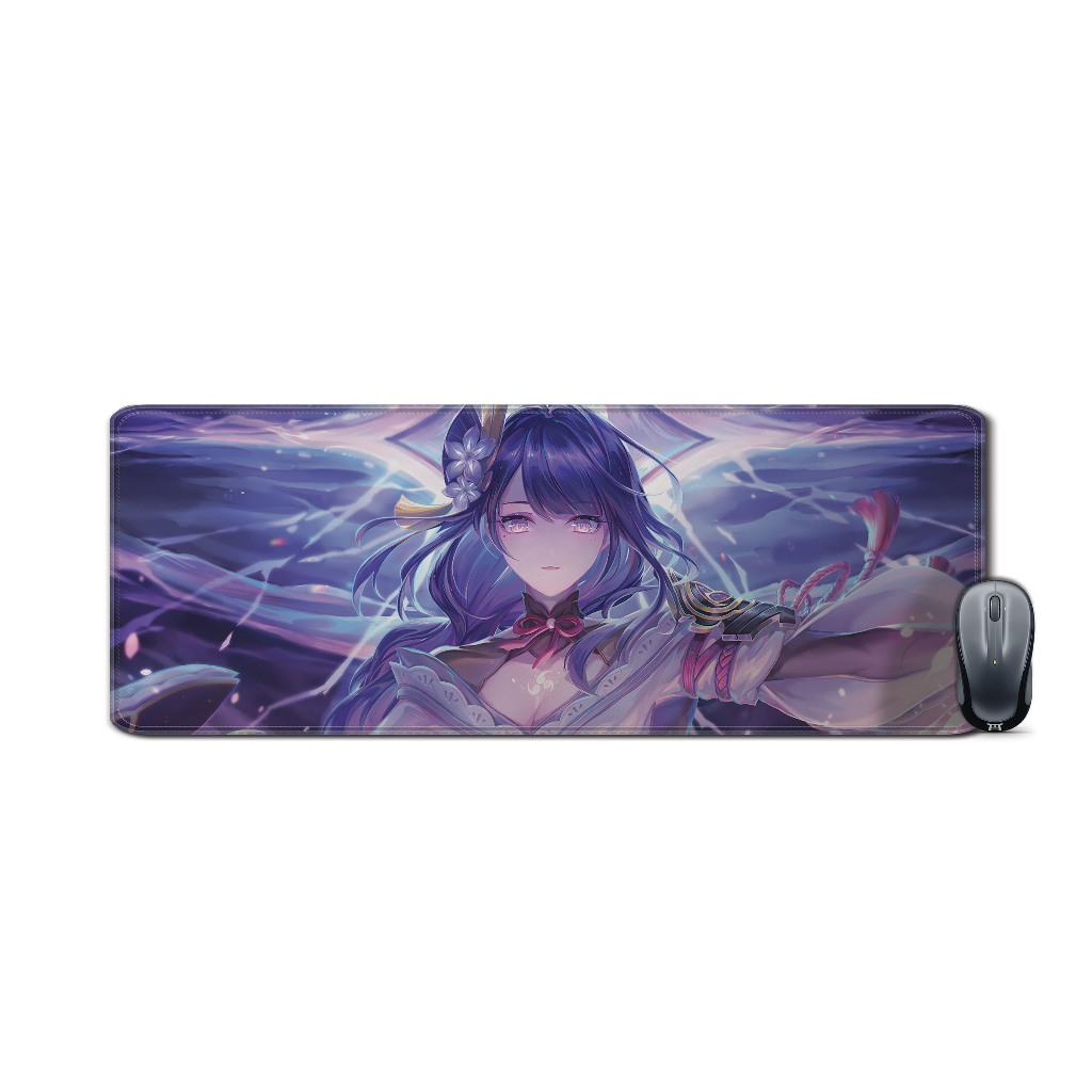 Jual Deskmat mousepad extended RAIDEN SHOGUN COLORFULL - GENSHIN IMPACT ...