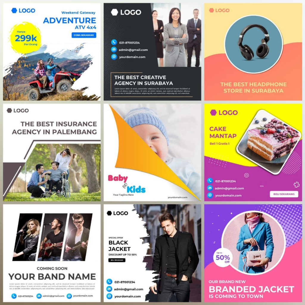 Jual 100+ Template Cover Story Feed Thumb PPT | Shopee Indonesia