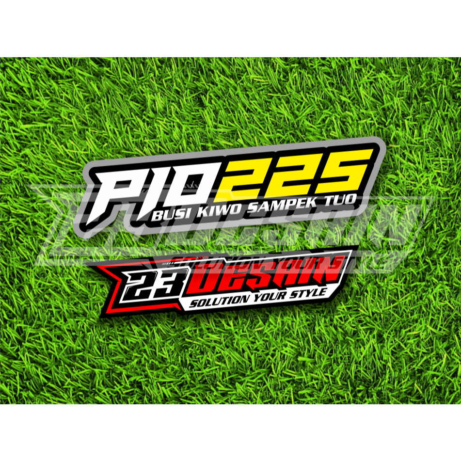 Jual STIKER PIO225 STICKER PIO 225 BUSI KIWO SAMPEK TUO | Shopee Indonesia