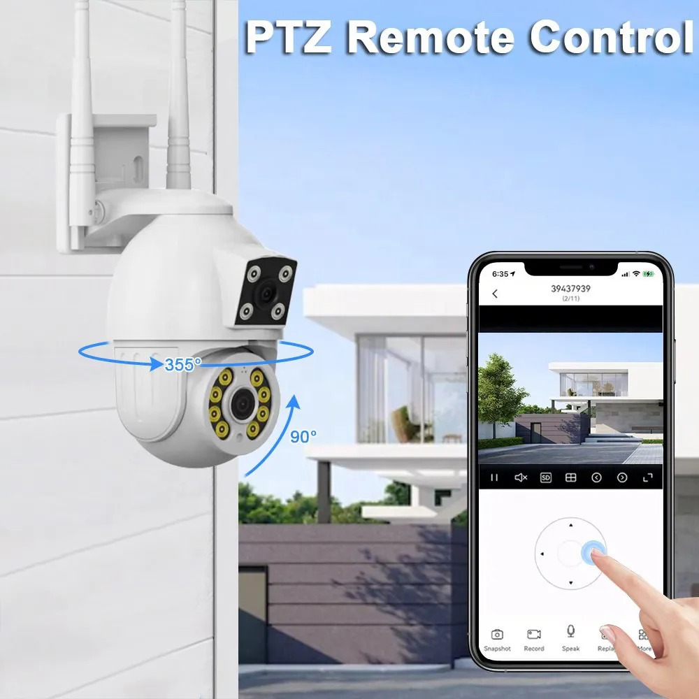 Jual V380 BP3 1080P Dual Lens Security IP CCTV Camera Wireless Outdoor ...