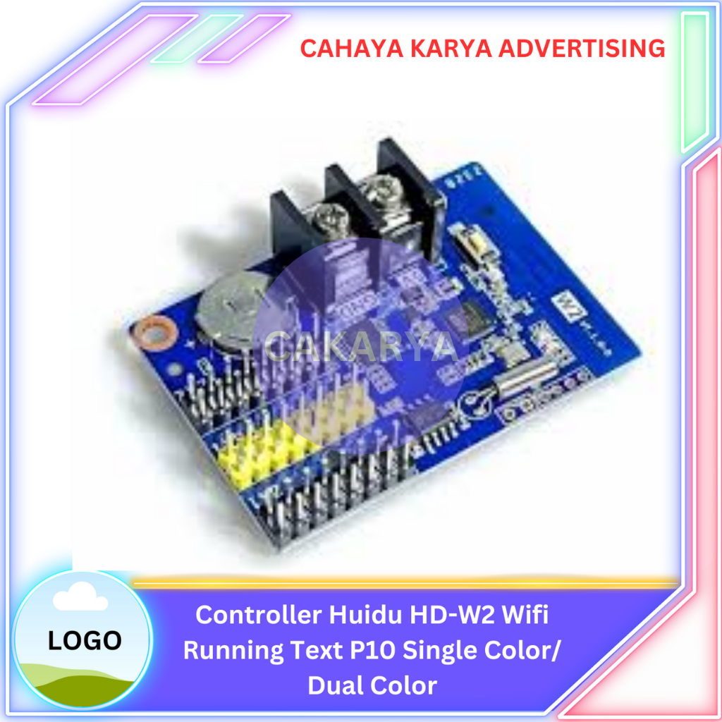 Jual Controller Huidu HD-W2 Wifi Running Text P10 Single Color | Shopee ...