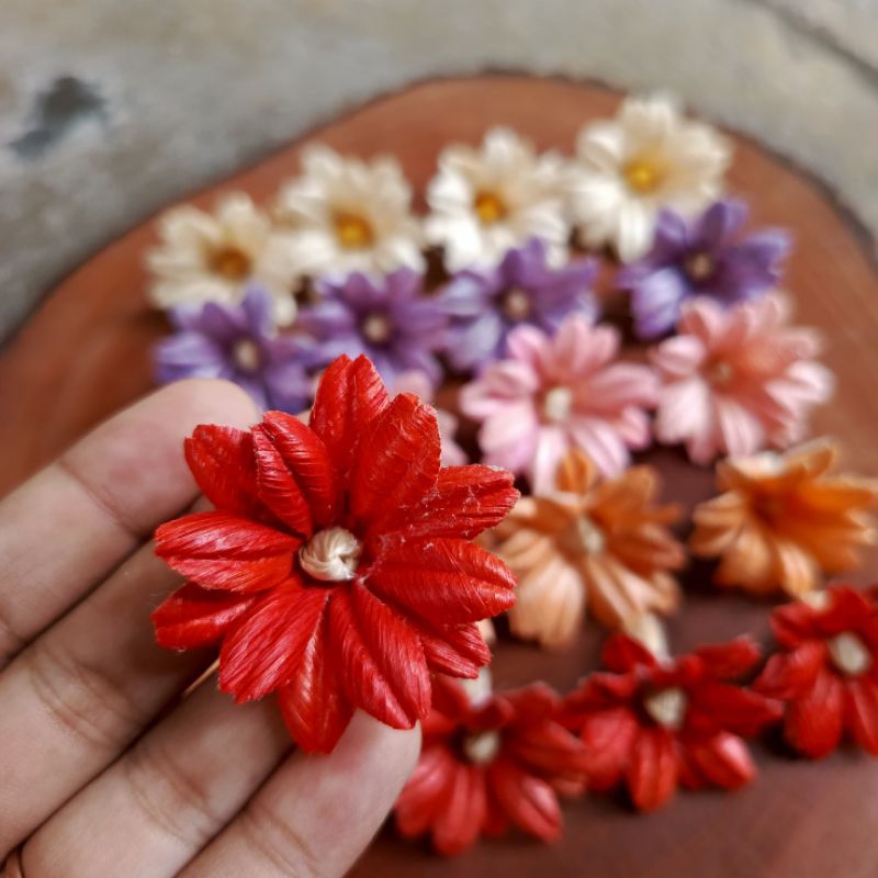 Jual Rustic Flower Suplly- bunga kering klobot jagung bunga aesthetic ...