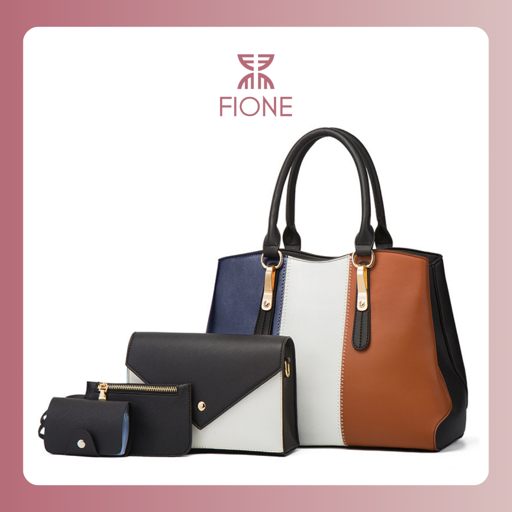 Jual Fione 20810 Handbag, Tas Kulit Wanita Satu Set, Shoulder Bag ...