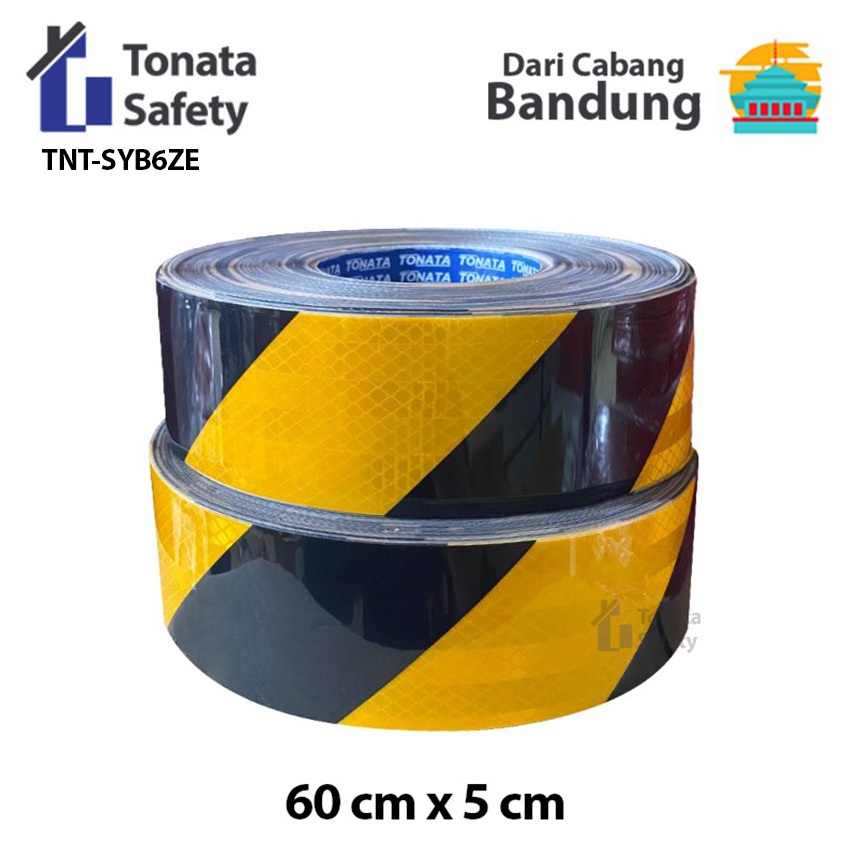 Jual Scotlight Sticker Pemantul Cahaya Tonata Kuning Hitam Zebra 60 cm ...