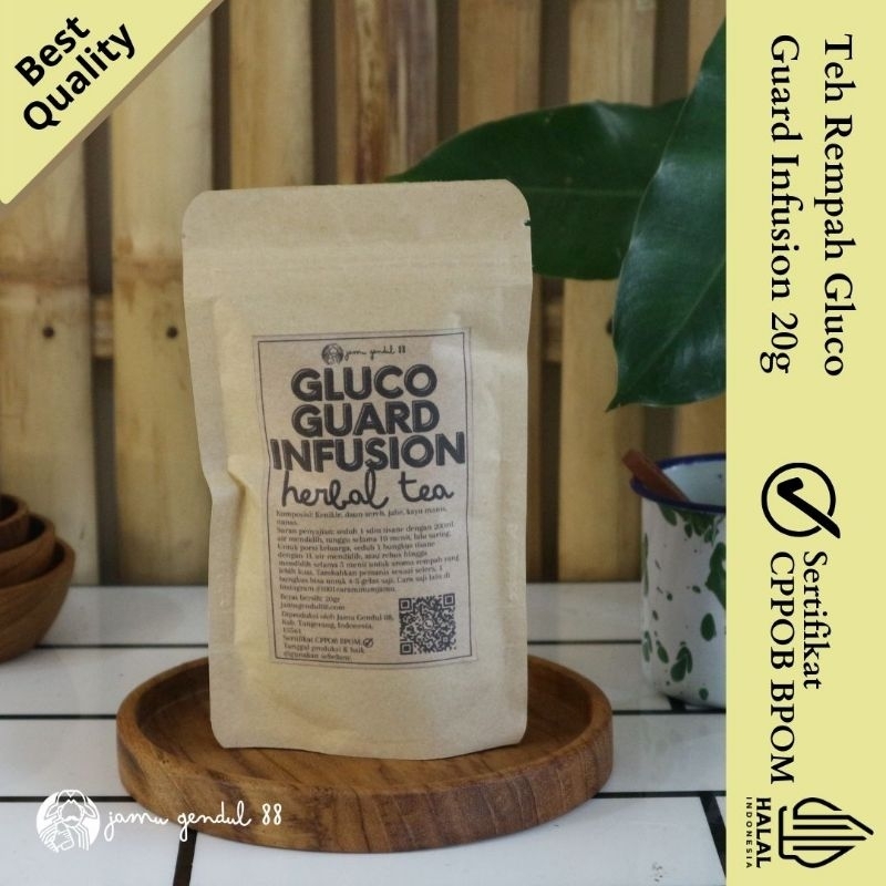 Jual Gluco Guard Infusion Tea - Teh Kenikir - Teh Herbal by Jamu Gendul ...