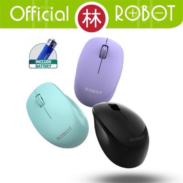Jual Robot M210S / M210 2.4G Wireless Optical Mouse Silent 1600 DPI ...