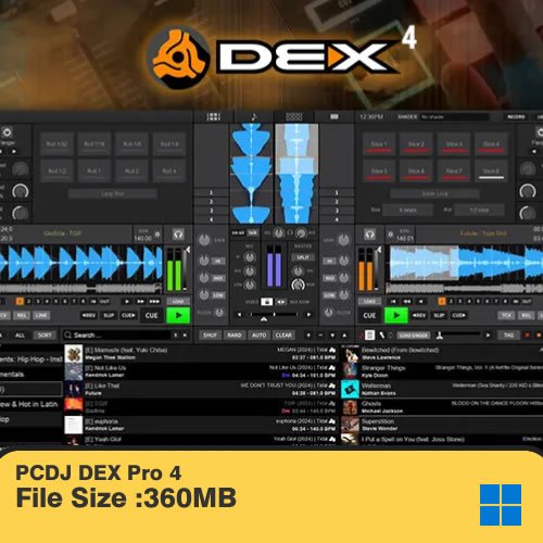 Jual Aplikasi DJ - PCDJ DEX Pro 4 Full version WIN | Shopee Indonesia