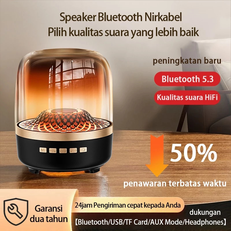 Jual Speaker Bluetooth Bass Kuat Subwoofer Stereo dengan Lampu RGB ...