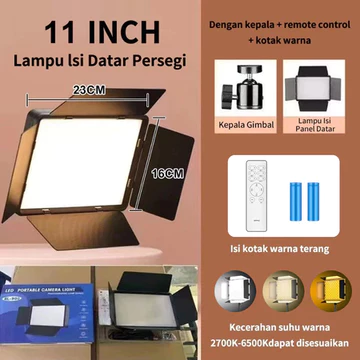 KAIY 17 Lampu Fotografi Lampu LED Video Light With Tripiod 11 Ringlight Lampu Foto Produk Live