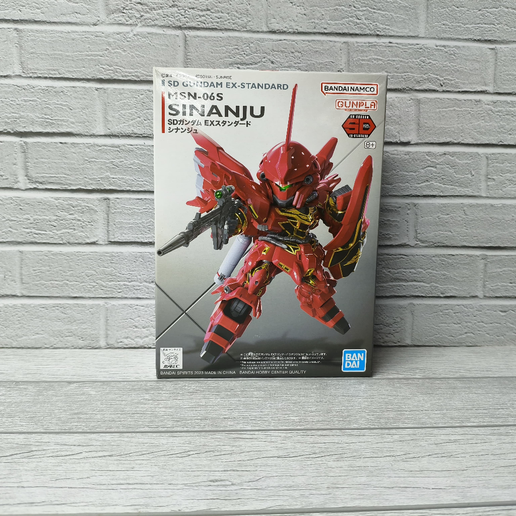 Bandai SD Gundam EX-Standard Sinanju - Kit De Modélisme Avec Articulations Et Autocollants