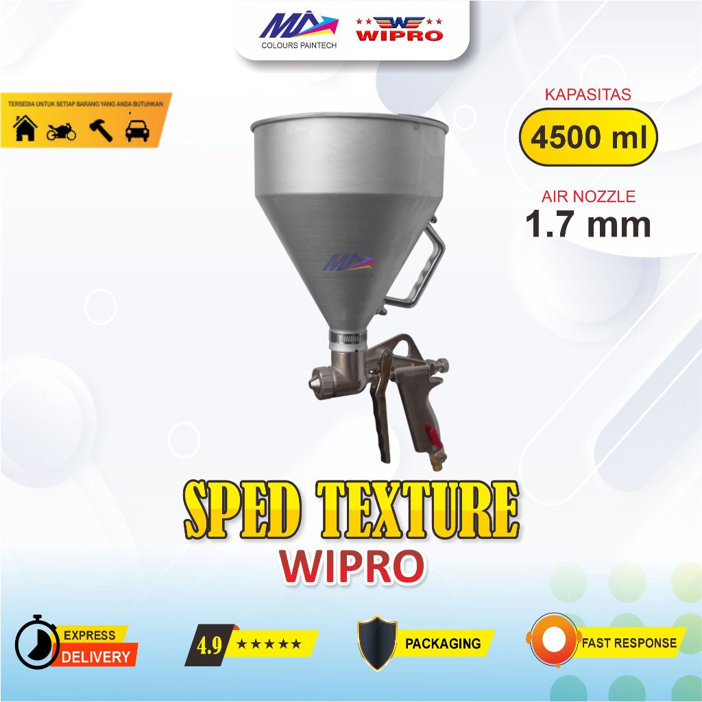 Jual WIPRO Spray Gun Texture - Hooper Gun - Alat Semprot texture ...