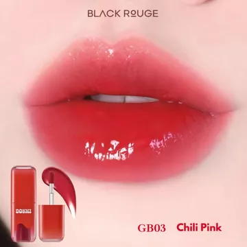 BLACK ROUGE Liptint KOREA Glow Bokki Tint Glossy Shine Natural Color Long Lasting 6H