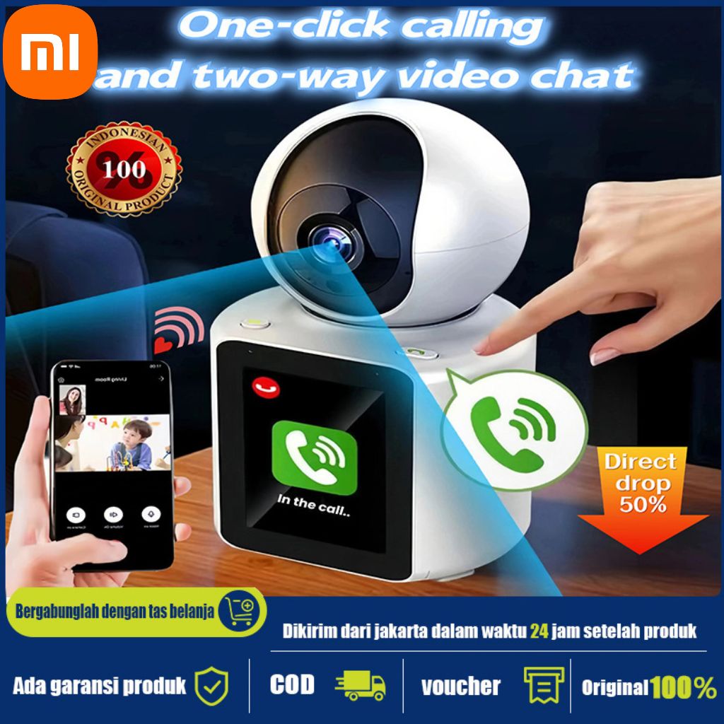 Jual 【Xiaomi 】Kamera CCTV Full HD 4MP, Cctv Two-Way Visual Surveillance ...