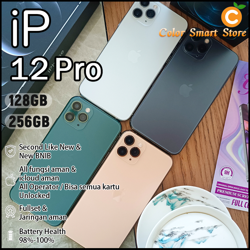 Jual IP 12 Pro 128GB 256GB SECOND Like New Fullset ORI100% Asli 3UTOOLS ...