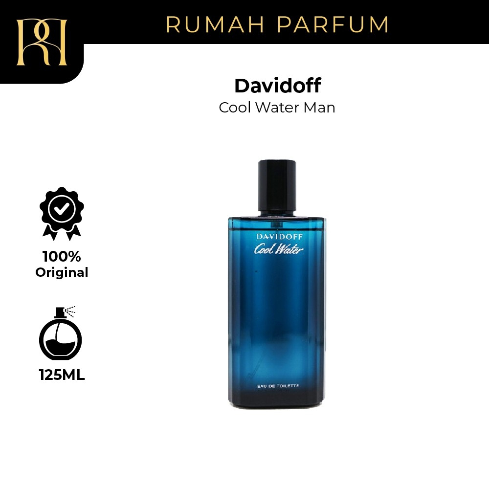 Jual Parfum Pria Davidoff Cool Water Man (125 mL) Perfume Cowok