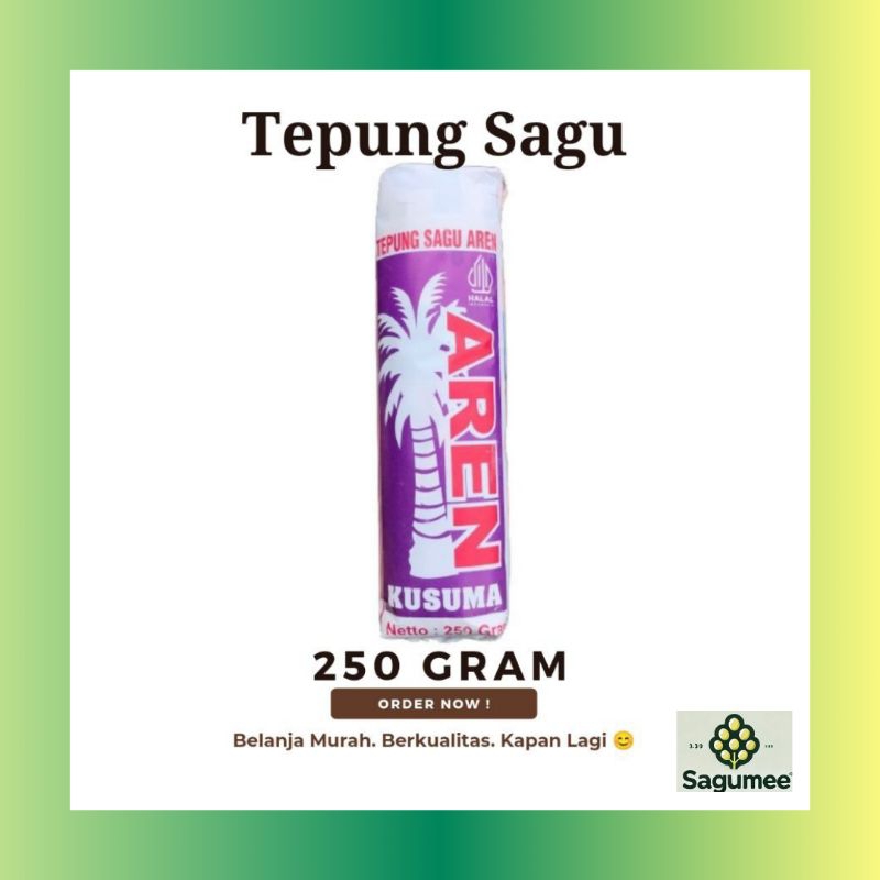 Jual Tepung Sagu Aren Aci Kawung 250 Gram Merk Kusuma | Shopee Indonesia