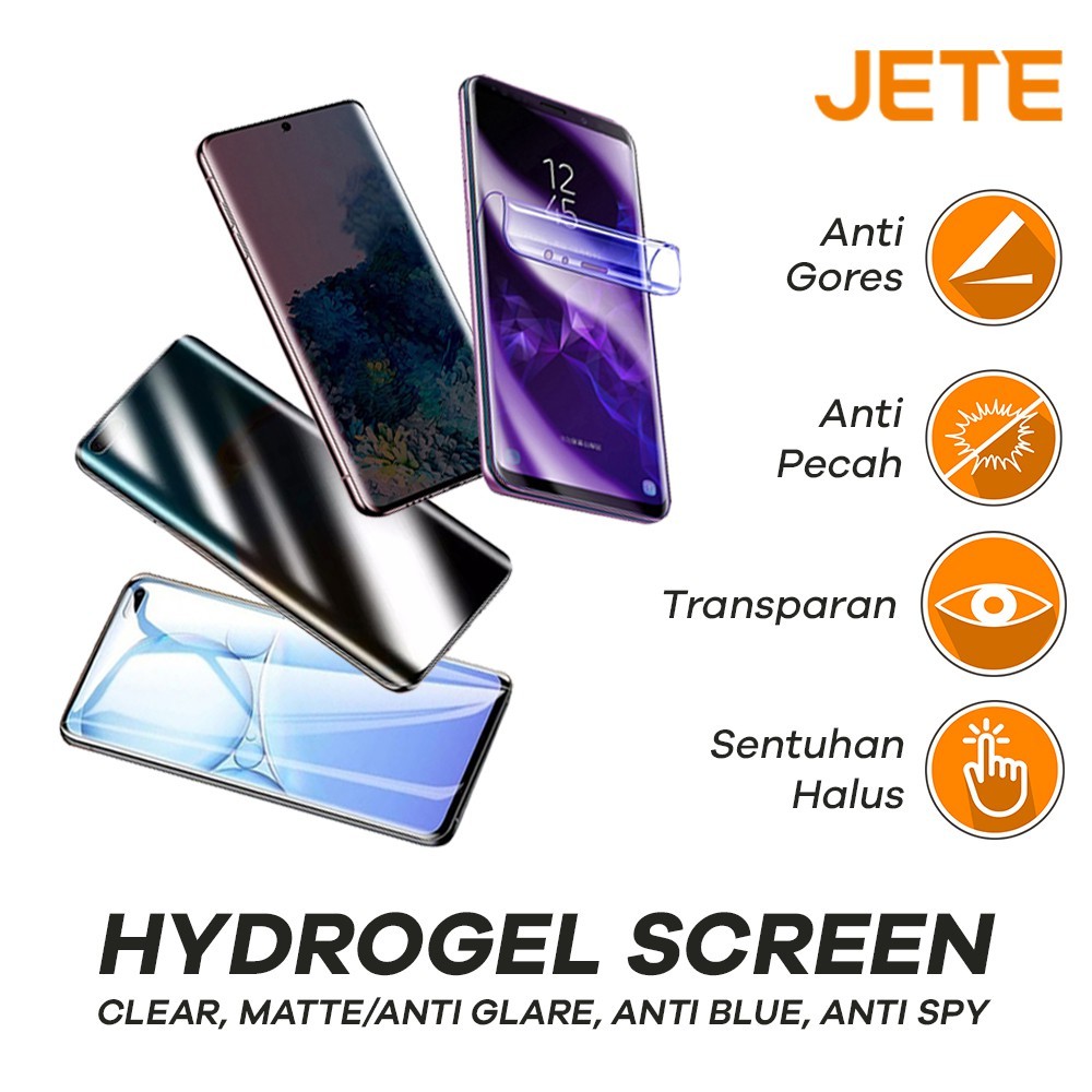 Jual JETE Anti Gores HP Hydrogel Screen Guard Protector Handphone ...