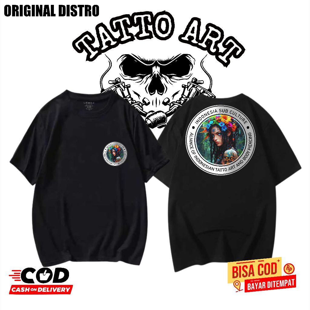 Jual kaos sub culture tatto art masberto masberto masberto lokal ...