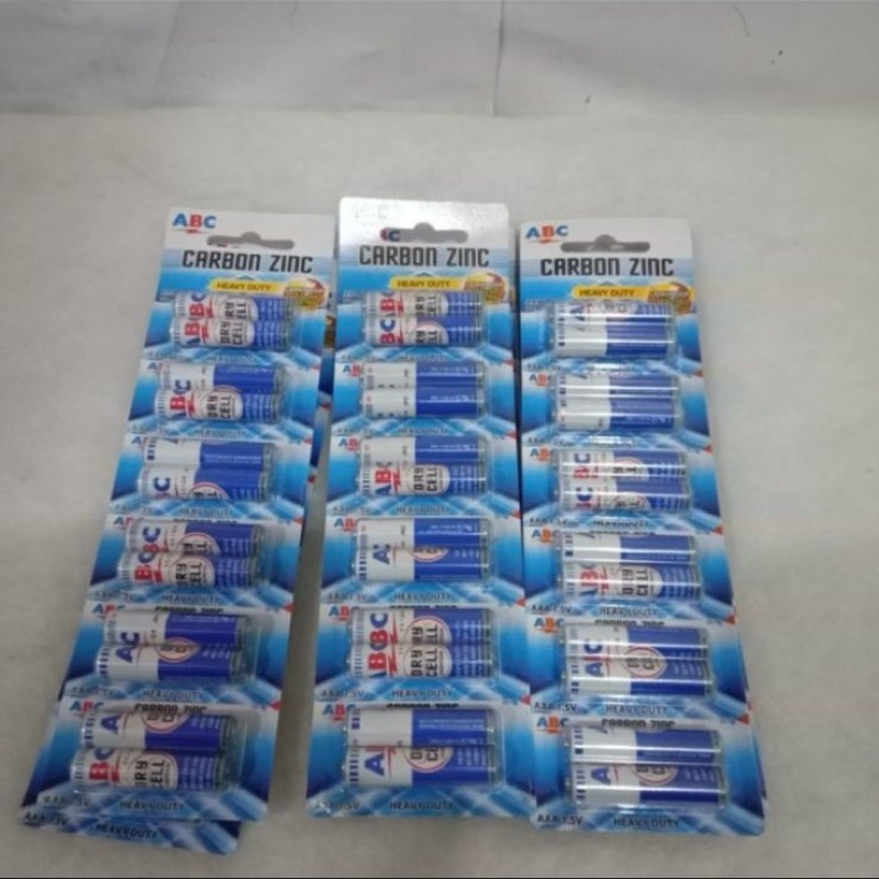 Jual BATERAI ABC RCG BIRU R03/AAA | Shopee Indonesia