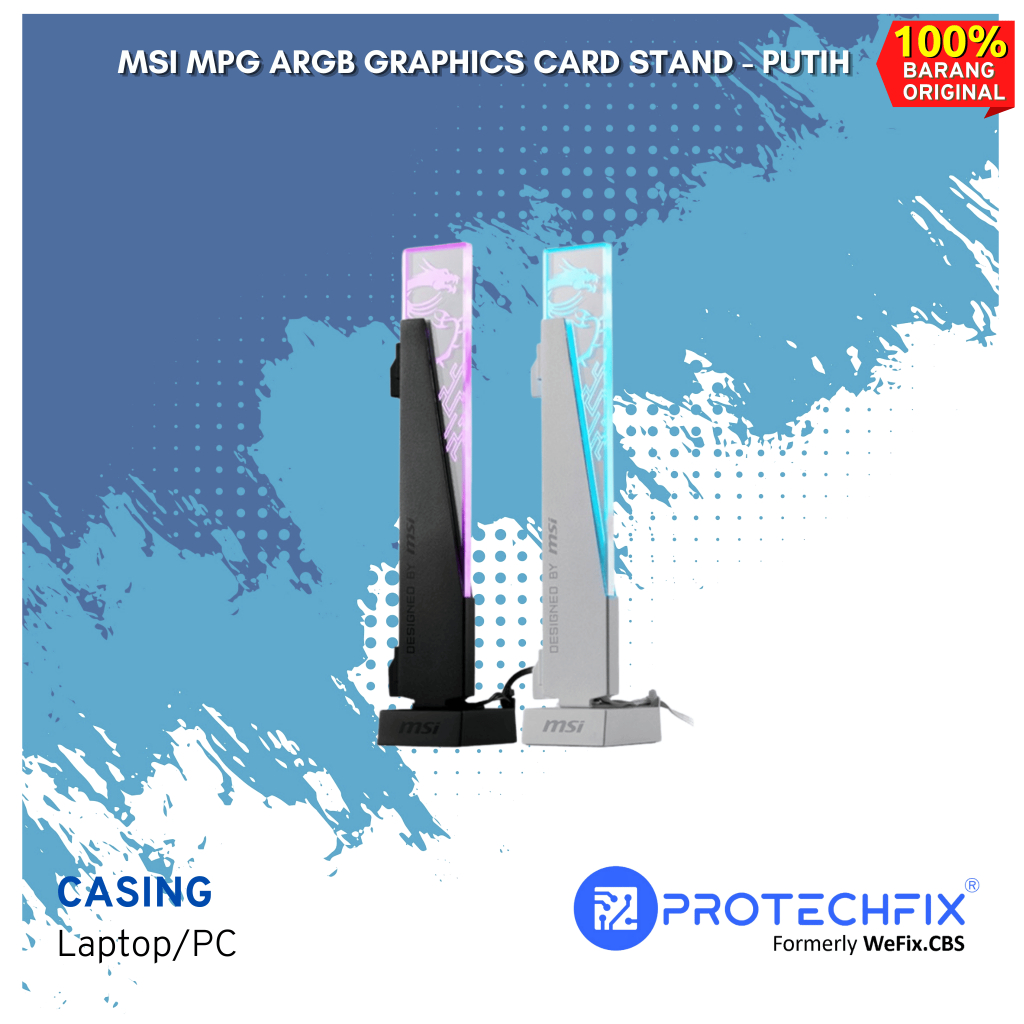 Jual MSI MPG ARGB GRAPHICS CARD STAND BLACK WHITE | Shopee Indonesia