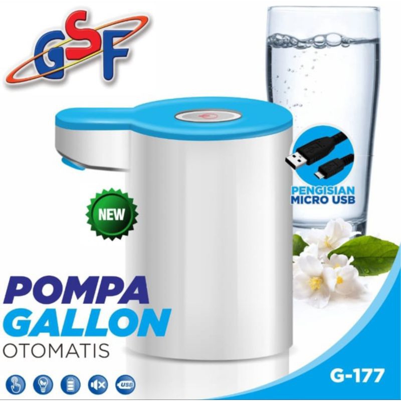 Jual Pompa galon elektrik cas pompa galon usb GSF | Shopee Indonesia