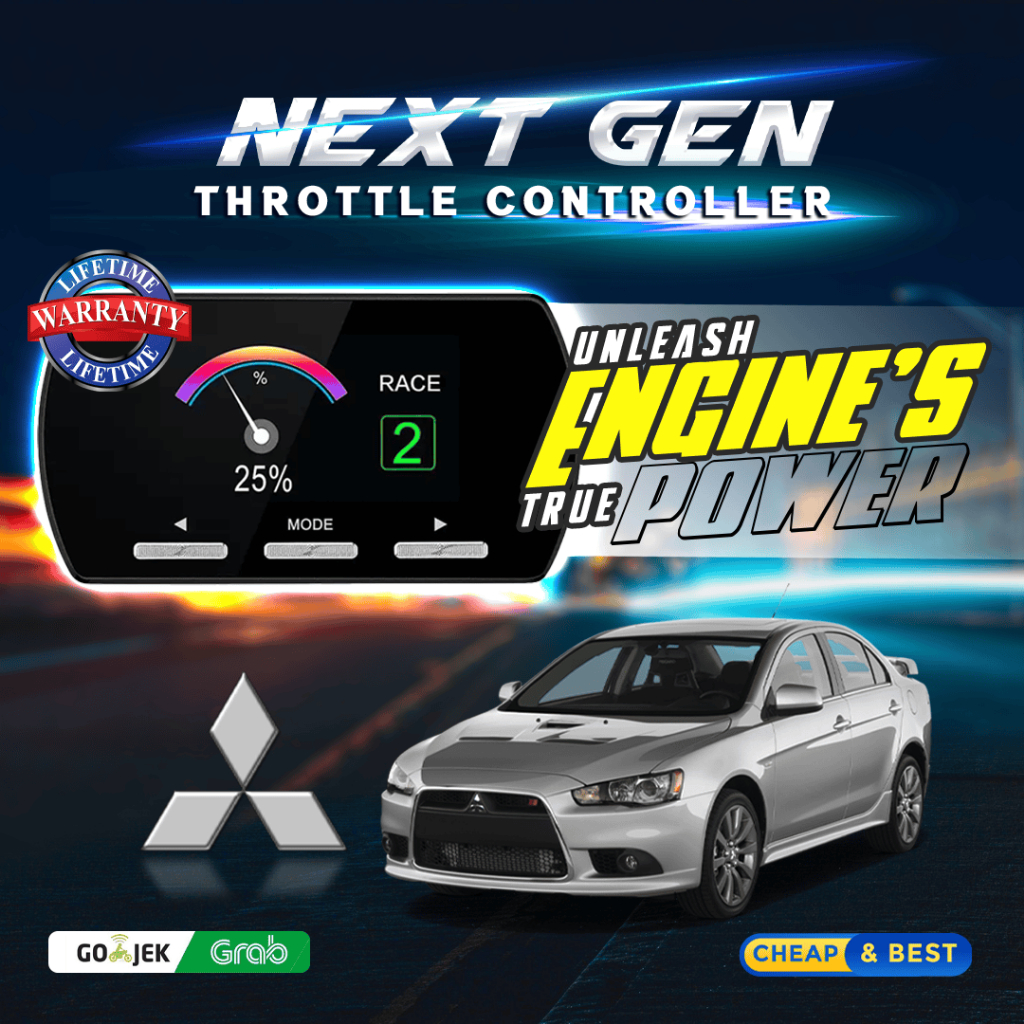 Jual 9 DRIVE MITSUBISHI LANCER PIGGYBACK NEXT GEN THROTTLE CONTROLLER ...