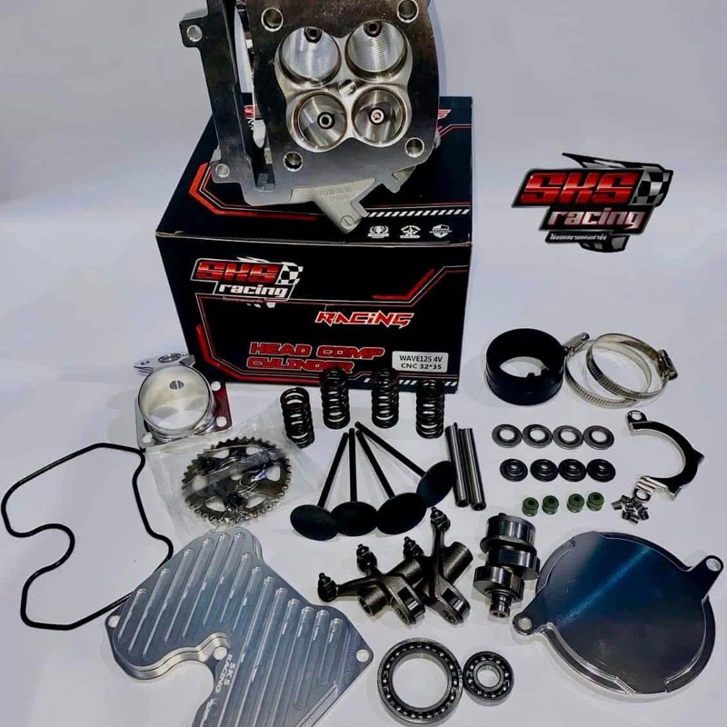 Jual WAVE 125/LC135 FFA CYLINDER HEAD BY SKS THAILAN | Shopee Indonesia