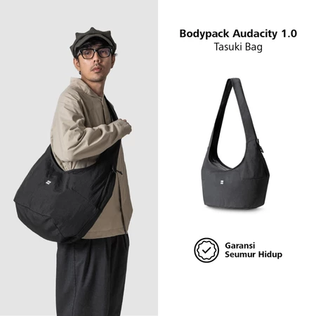 Bodypack Audacity 1.0 Tasuki Bag untuk anak kos dan daily use
