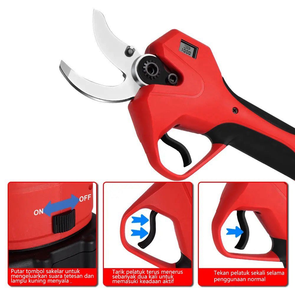 Jual Brushless Gunting Dahan Dan Ranting listrik Dengan 2,1m tiang ...