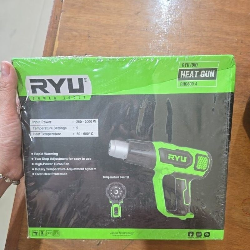 Jual HEAT GUN HOT GUN RYU RHG 600- 4 MESIN PEMANAS MADE IN JAPAN ...