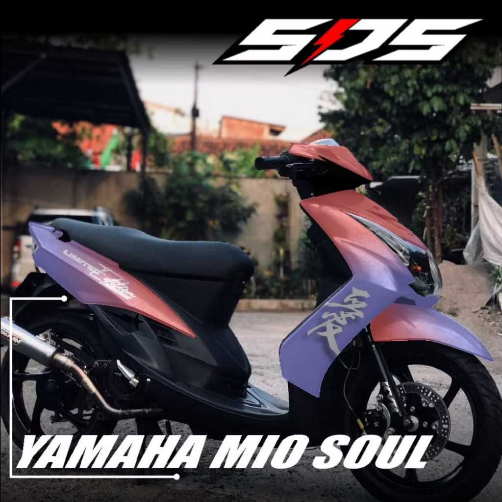 Jual Decal Sticker Full Body Yamaha Mio Soul Karbu - Stiker Striping ...