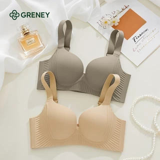 GRENEY-Gbras-Bra Jumbo Big Size Desain Cup Pijat Tanpa kawat Push Up Seamless Bra Cup Tipis Desain partikel Pijat PD-89849