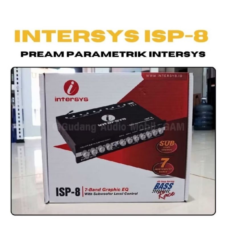 Jual PARAMETRIC EQUALIZER PREAMP 7 BAND INTERSYS ISP-8 | Shopee Indonesia