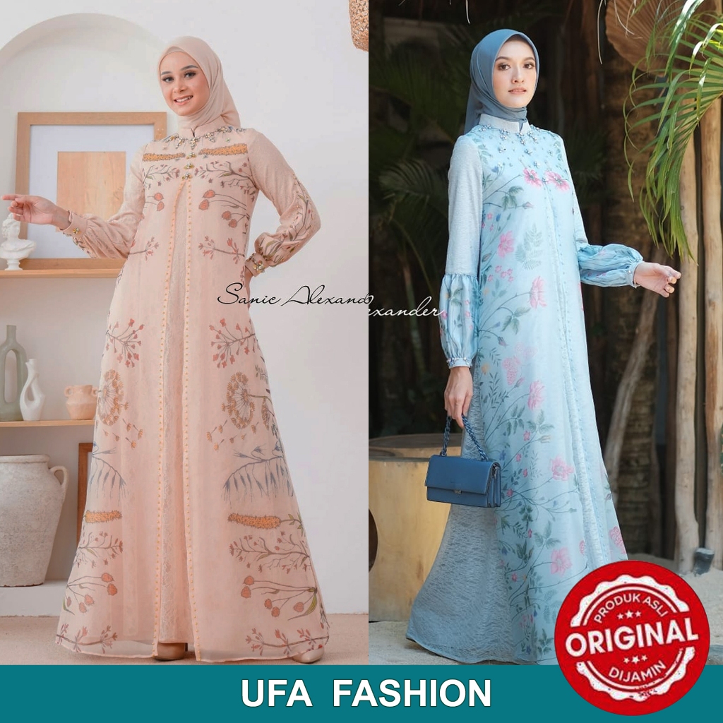 Jual SANIC ALEXANDER Yusra Abaya Motif Eksklusif untuk tampilan anggun ...