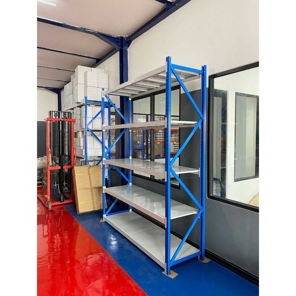 Jual Rak Gudang Besi Light Duty / Rak Gudang Serbaguna / Rak Besi Baja ...
