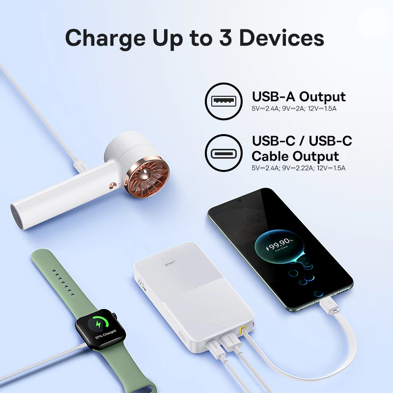 Baseus Power Bank EnerFill 22,5W 10000mAh Bipow2 Pro Fast Charging Powerbank Type-C