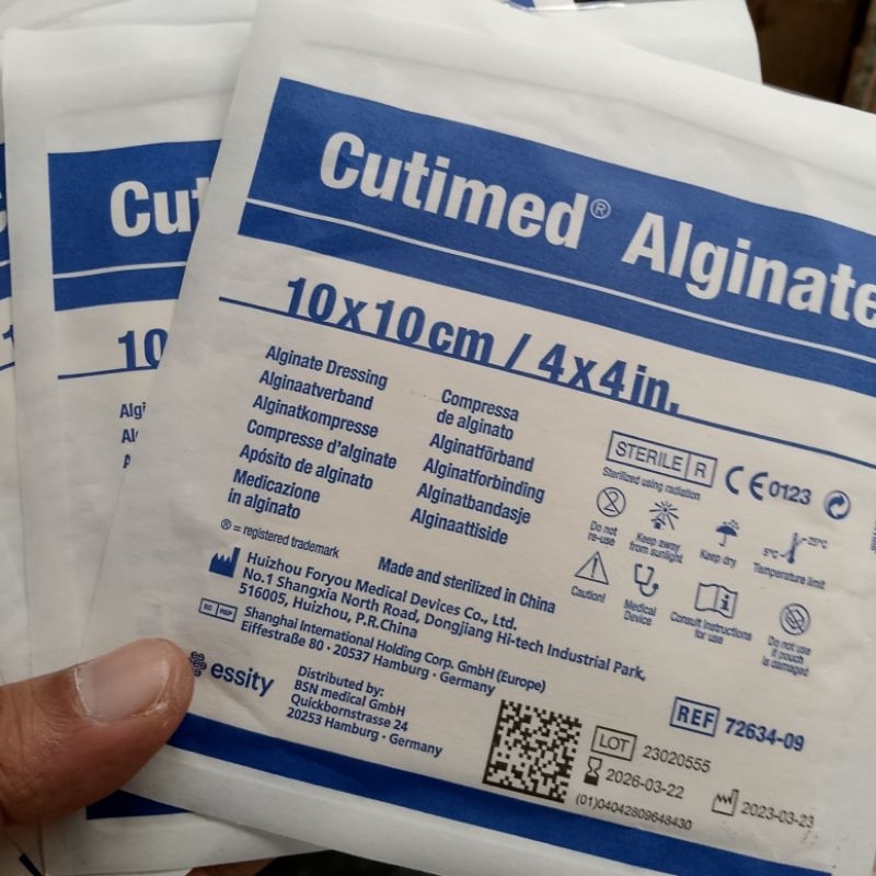 Jual CUTIMED ALGINATE 10cm x 10cm | Shopee Indonesia