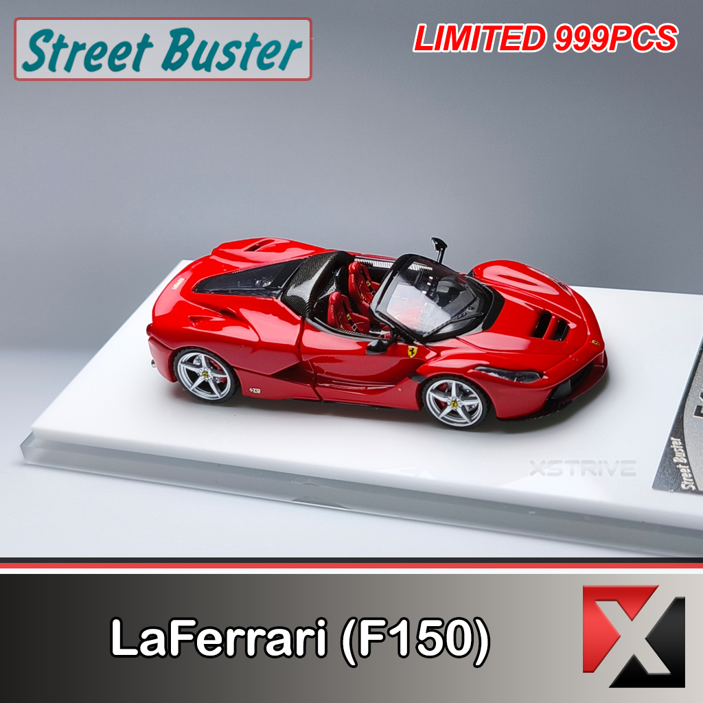 Jual Street Buster 1:64 LaFerrari (F150) Red Aperta Openable