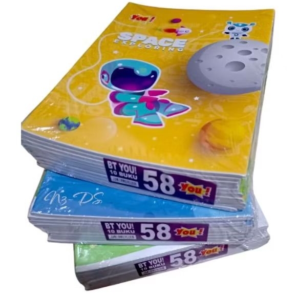 Jual BUKU TULIS MURAH ISI 58 LEMBAR MERK YOU 1PAK 10BUKU | Shopee Indonesia