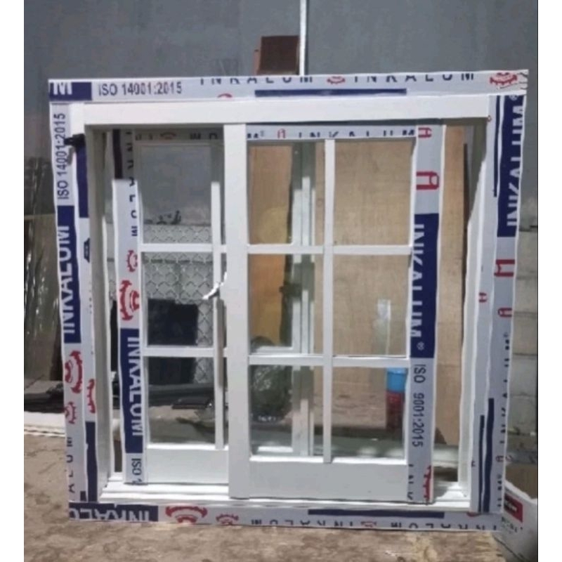 cendela aluminium sleding  L 100 x T 100 dan ukuran lain