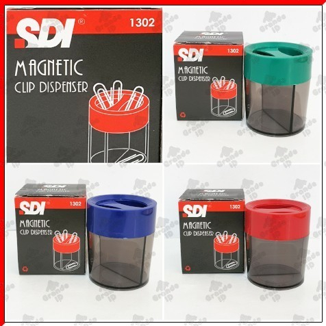 Jual Magnetic Paper Clip Dispenser SDI 1302 Original (1 PCS ...