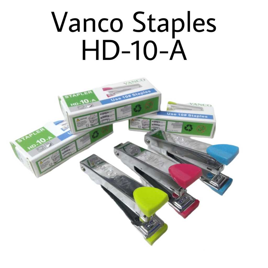 Jual Stapler Vanco HD-10 – Staples Besi Mini Ringan & Kuat untuk Kantor ...