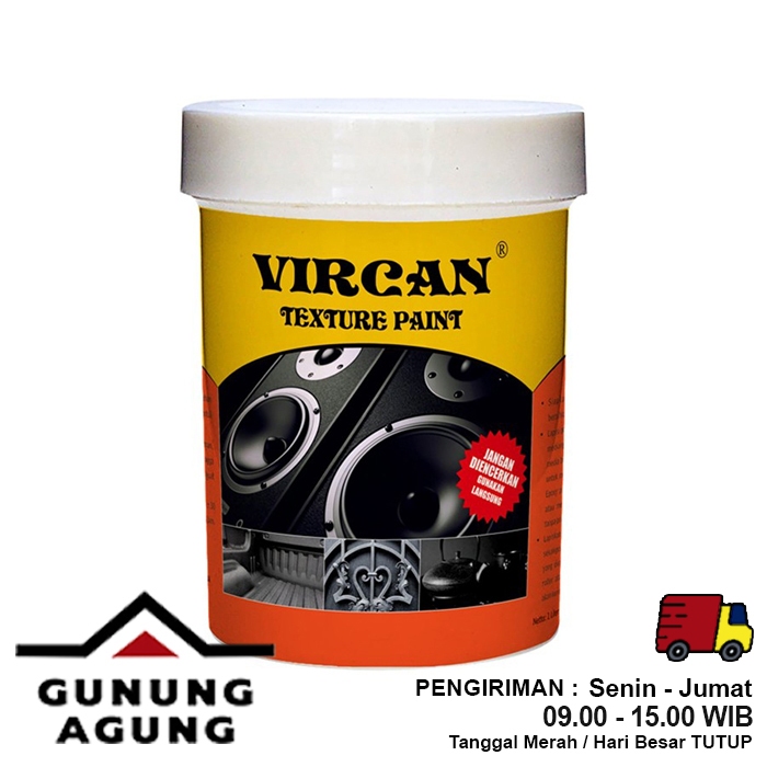 Jual Cat Tekstur Vircan Texture Paint Base / Cat Tekstur Box Speaker ...