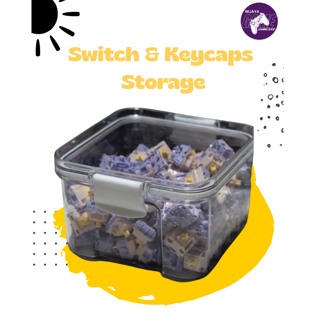 Jual Switch keycaps Container Storage Mechanical Keyboard Tempat ...