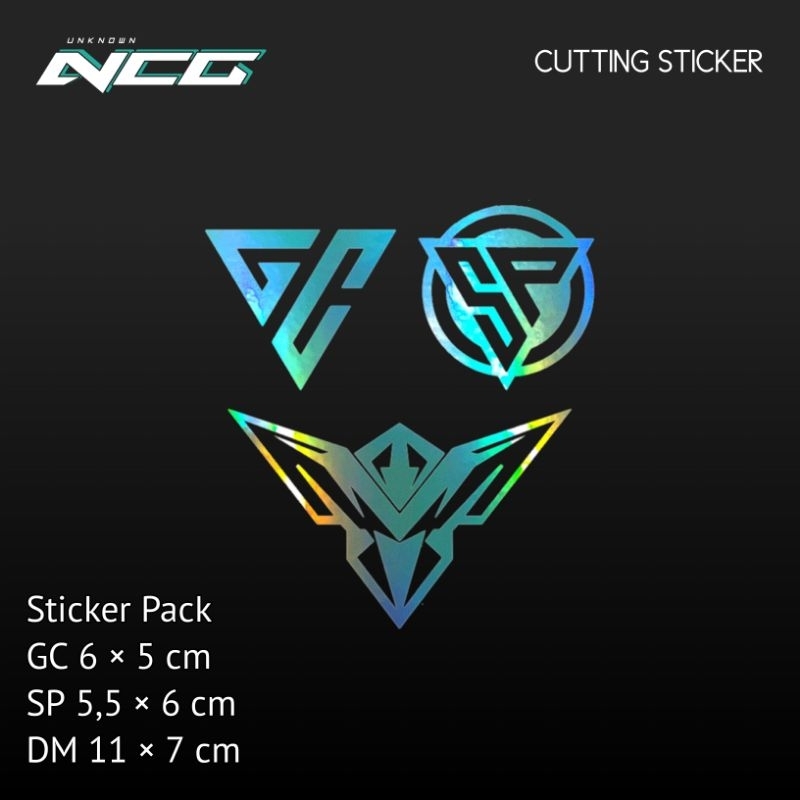 Jual Stiker Set Sp Gc Diamond Stiker Pack Cutting Isi 3 Pcs | Shopee ...