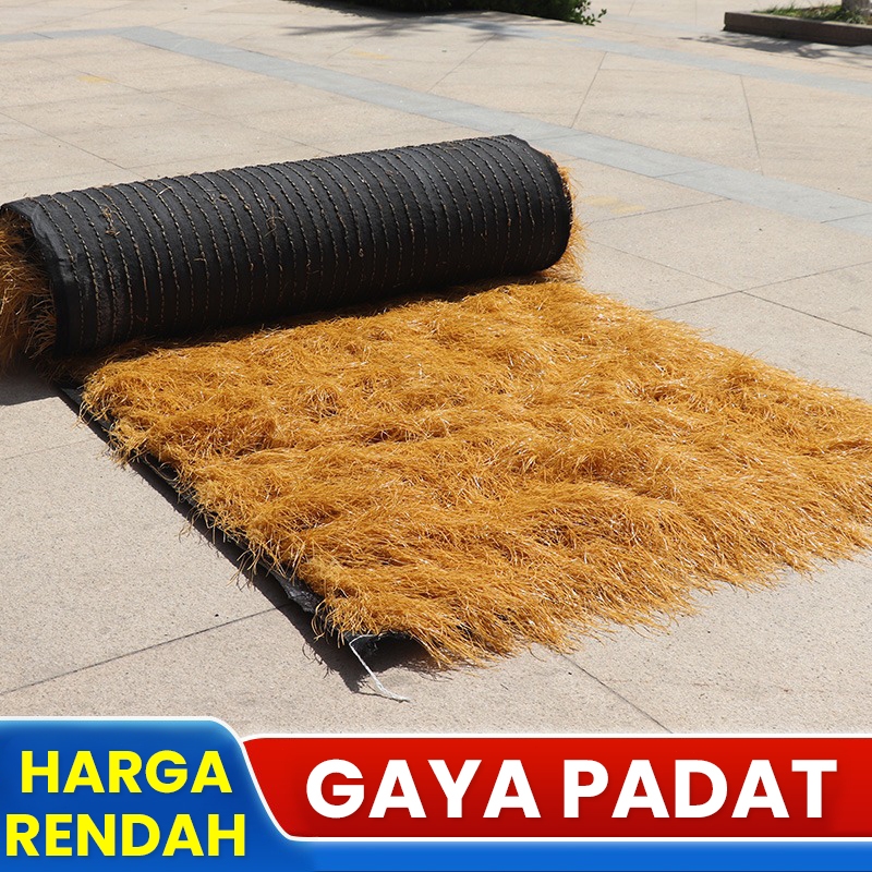 Jual 1M×5M Atap Rumput Sintetis, Dekorasi Atap Gulungan Jerami Buatan ...